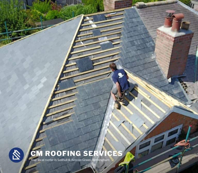 Curt Marshall Roofing services in Solihull, main website feature image